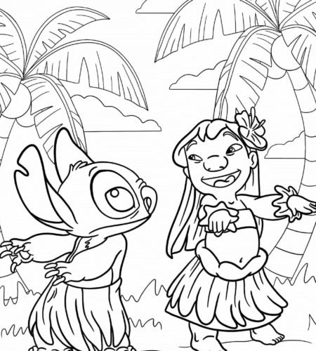 Lilo & Stitch Coloring Pages: From Hawaii to the Galactic