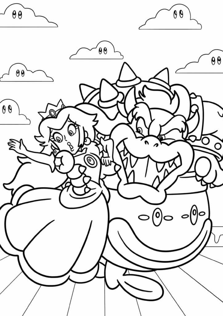 Bowser Coloring Pages - Best Coloring Pages For Kids  Super mario coloring  pages, Mario coloring pages, Castle coloring page