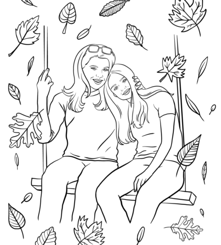 Gilmore Girls Coloring Pages: Step into the Cozy World of Stars Hollow